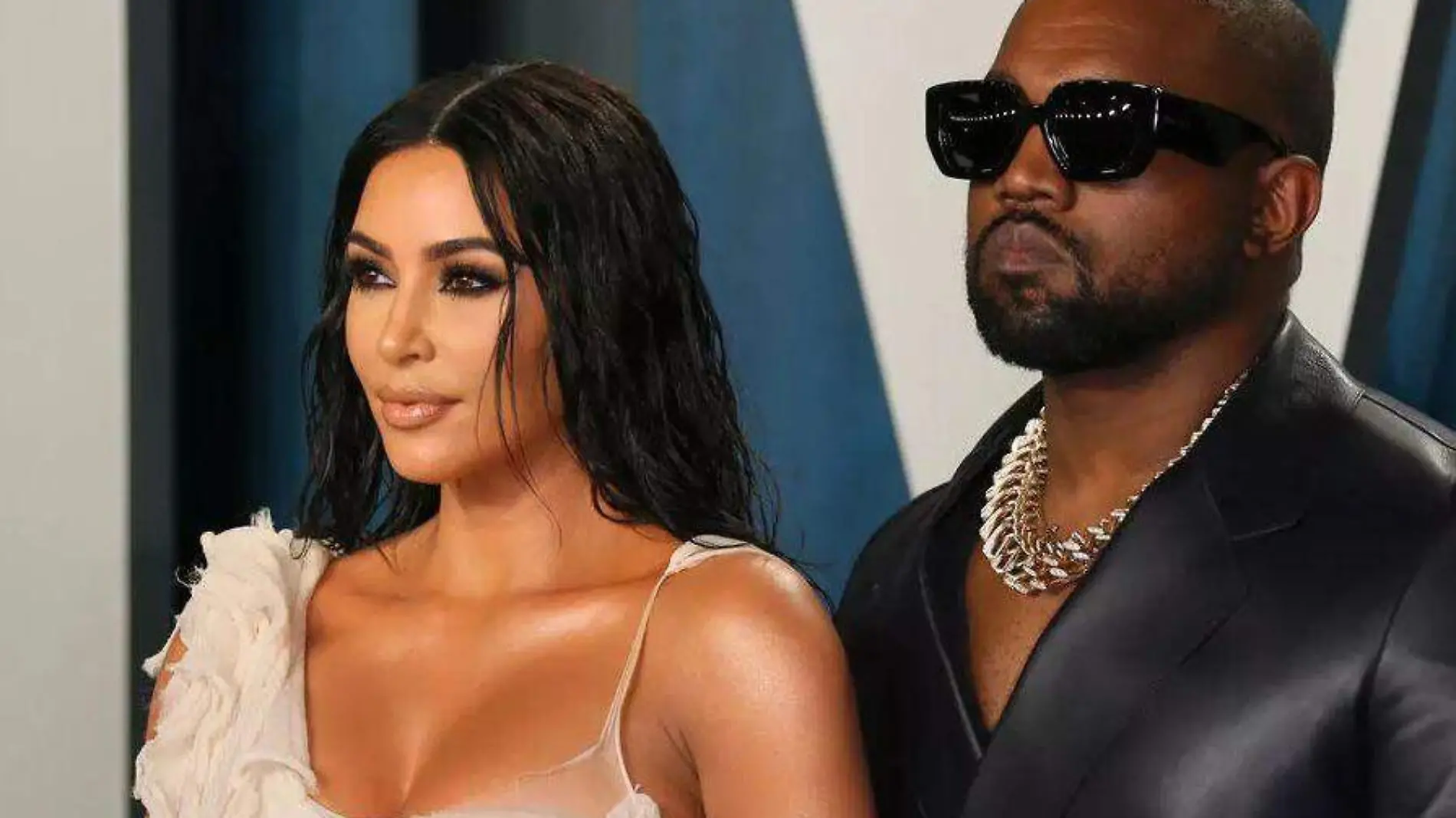 kanye West y Kim Kardashian-AFP